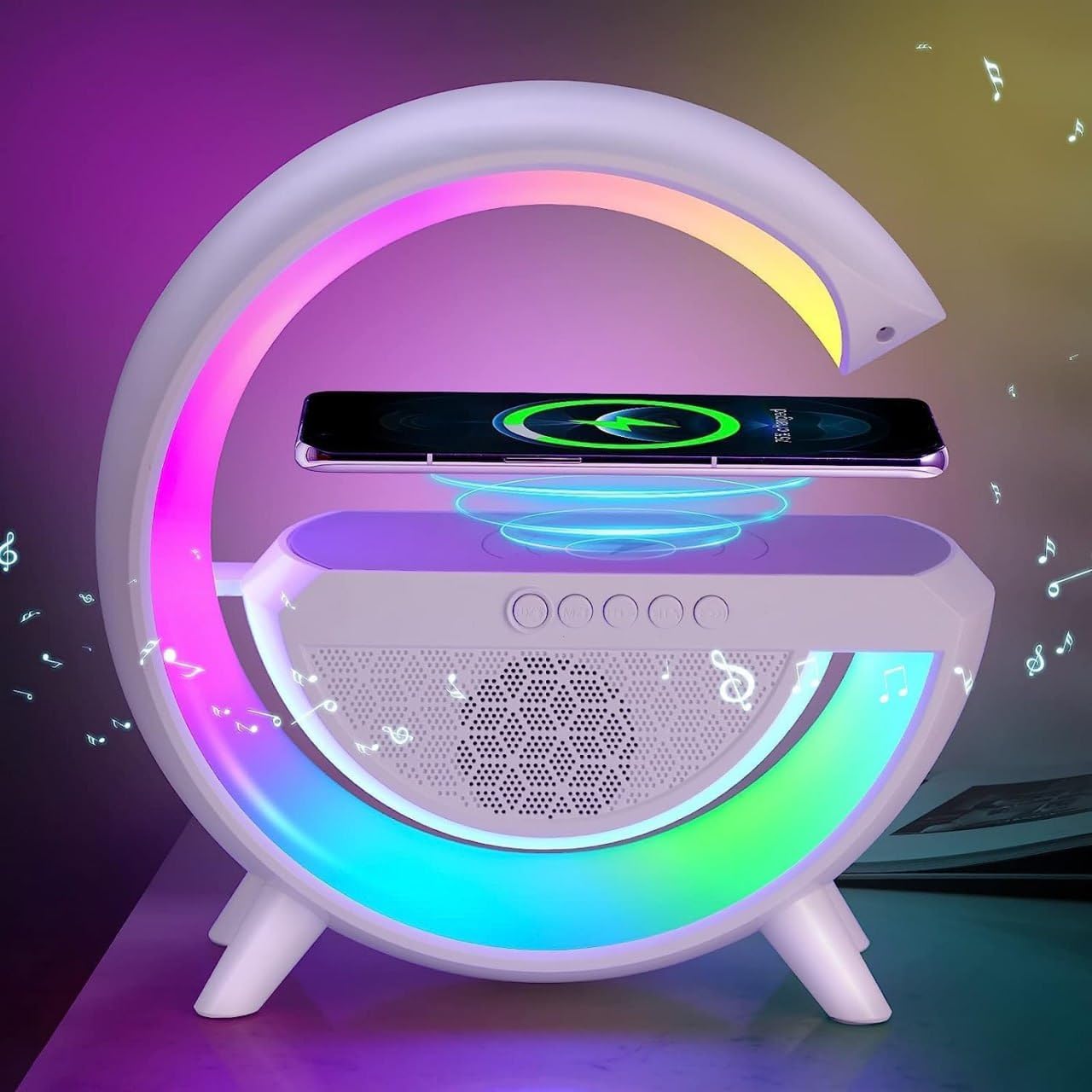 G-Shape Speaker Lamp – 3 in 1 Night Light Bluetooth Speakers