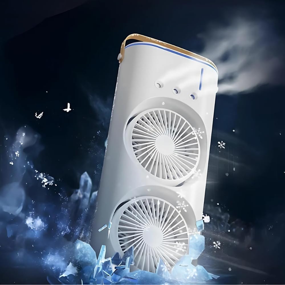 Double Ended Mist Spray Fan