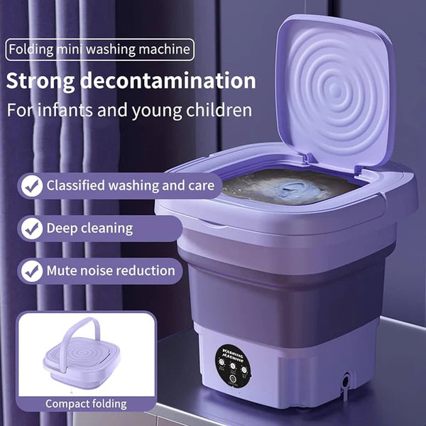 Portable Washing Machine -  Mini Foldable Washer.