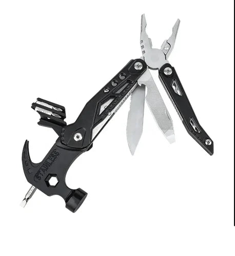12 in 1 Multi Tool Hammer Multitool Camping Accessories for Hunting Hiking Outdoor Fishing – Pocket Camping Gear Survival Gear and Equipment Military Gear Survival Tools Gadgets Gifts for Men