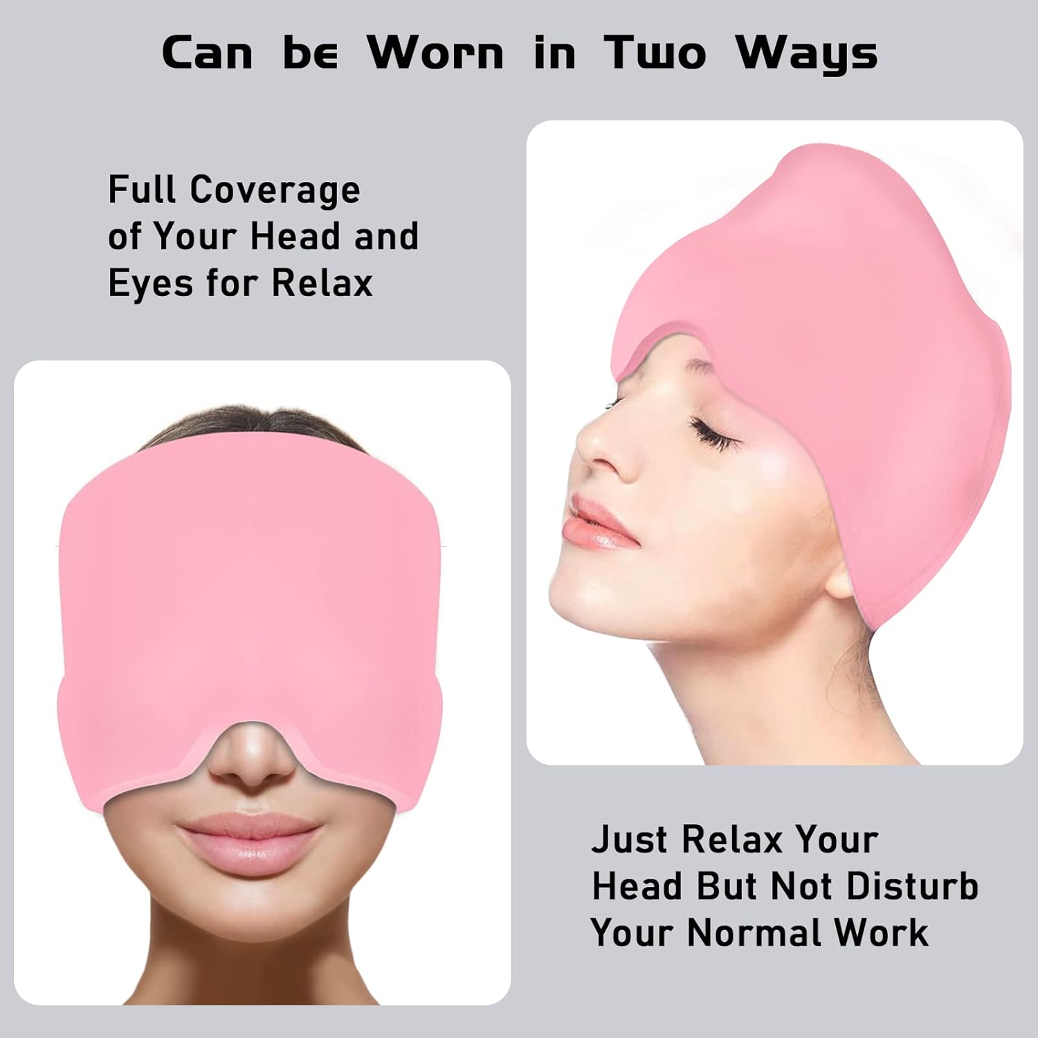 Headache Migraine Relief Cap.