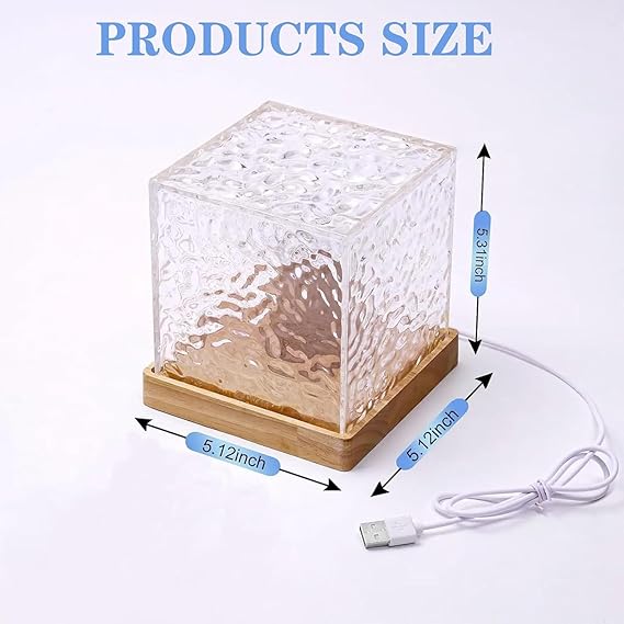 Lights Lamp Romantic Warm Ocean Wave Night Light for Bedroom.