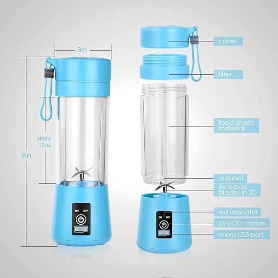 Mini Blender Fruit Mixer Machine Portable Electric Juicer grinder