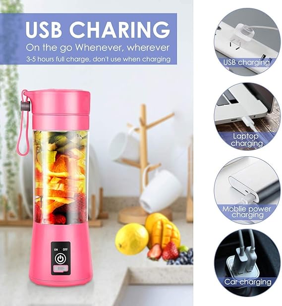 Mini Blender Fruit Mixer Machine Portable Electric Juicer grinder