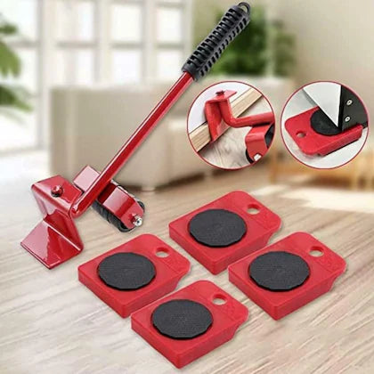Furniture Lifter – Heavy Duty Furniture Moving Tool Set with Wheel Pads