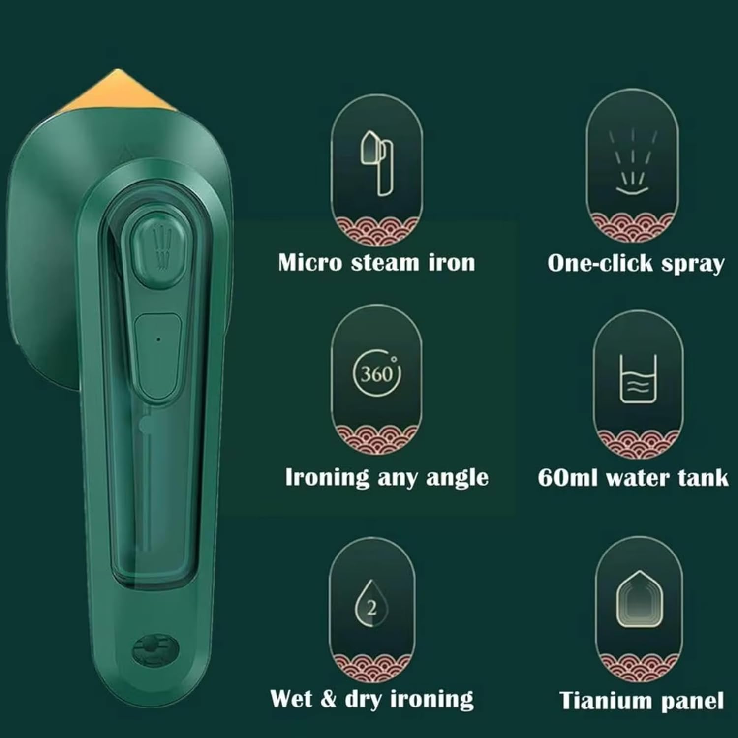 Portable Handheld Steam Iron Machine.