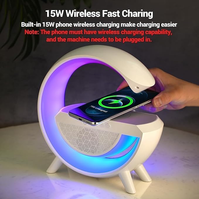G-Shape Speaker Lamp – 3 in 1 Night Light Bluetooth Speakers