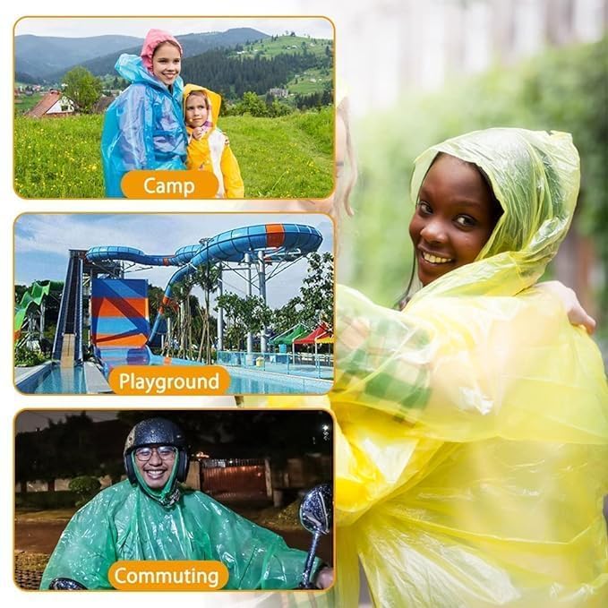 Disposable Emergency Ball Raincoat.