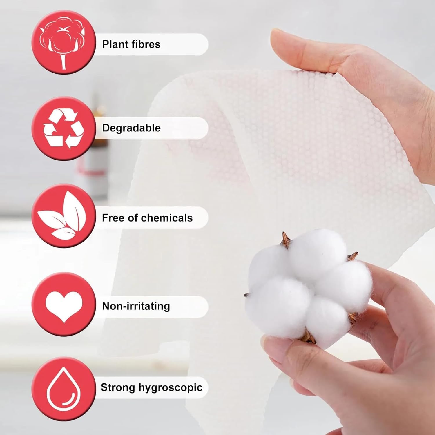 Disposable Magic Bath Towels for Travel, Cotton Compressed Women and Men.