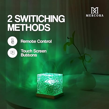Lights Lamp Romantic Warm Ocean Wave Night Light for Bedroom.