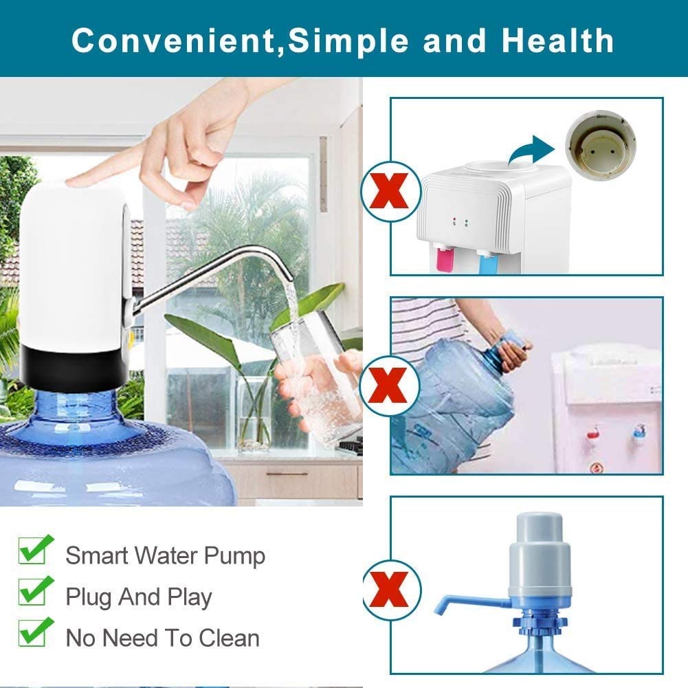 Automatic Wireless Water Can Dispenser Pump for 20 Litre Bottle Can.