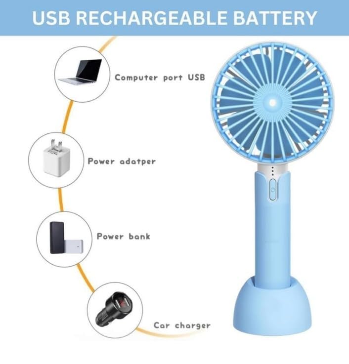 Portable Compact USB Mini Hand Fan.