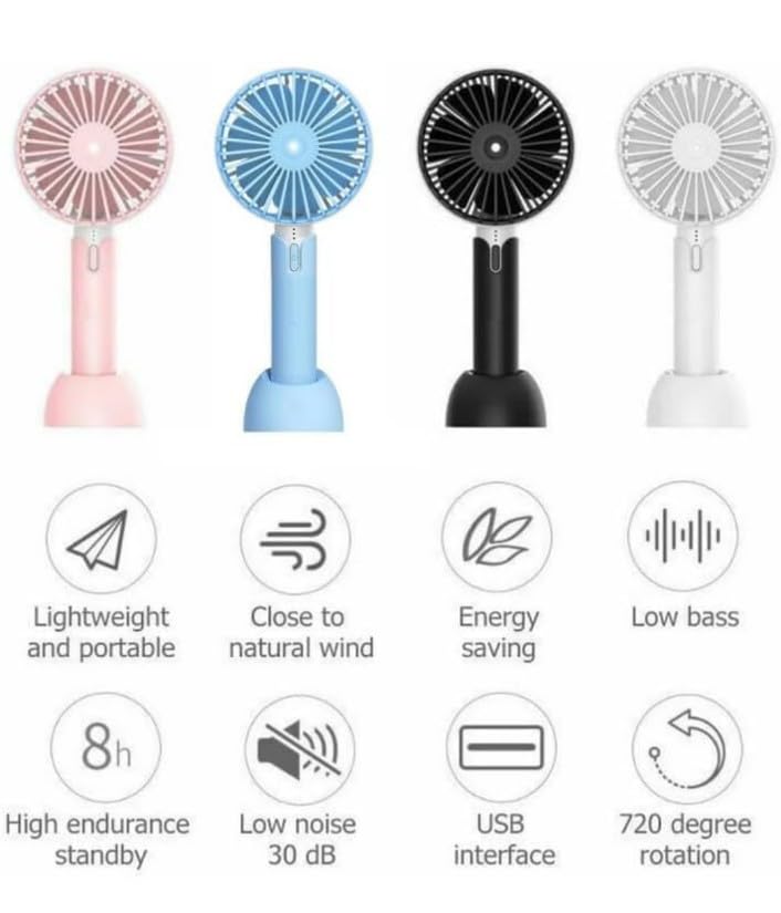 Portable Compact USB Mini Hand Fan.