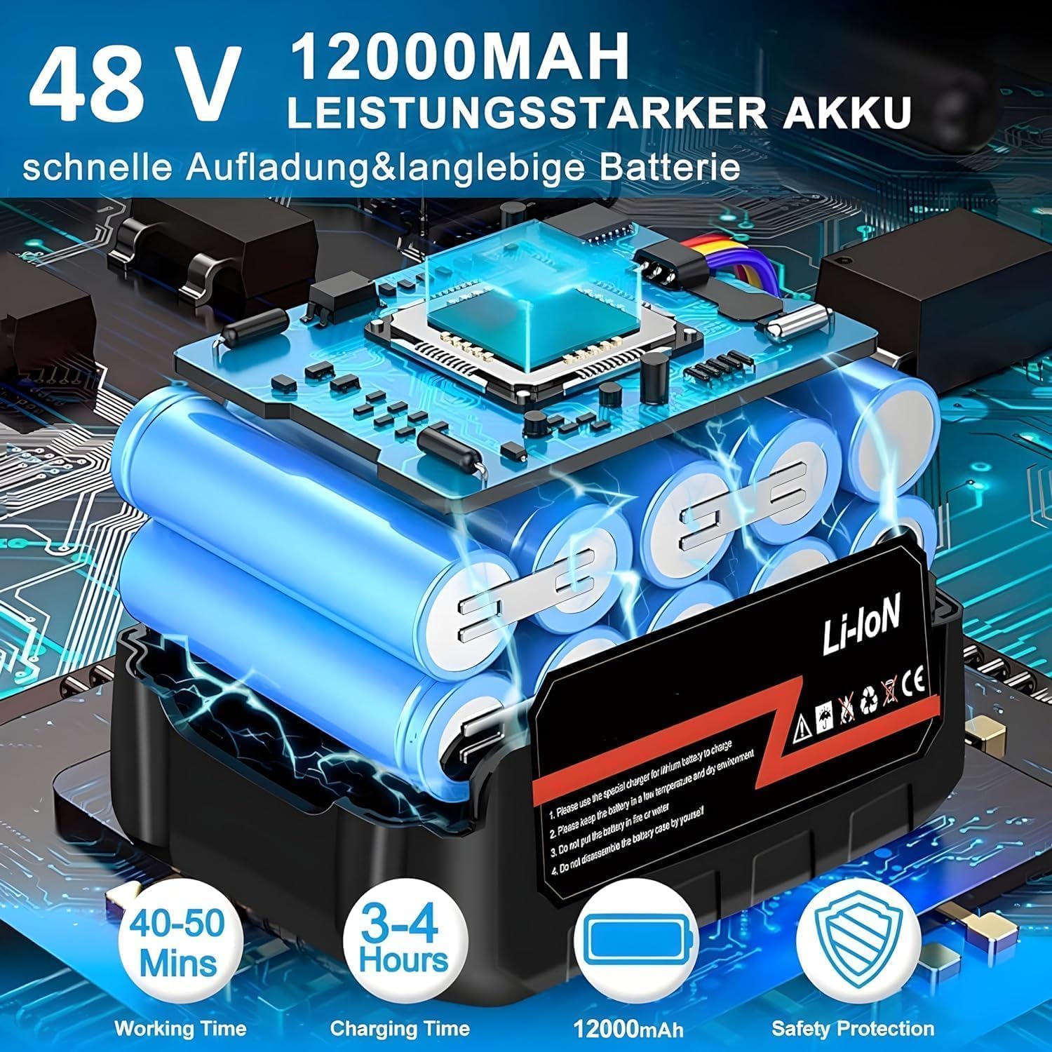 Portable Wireless Pressure Washer Gun 48V