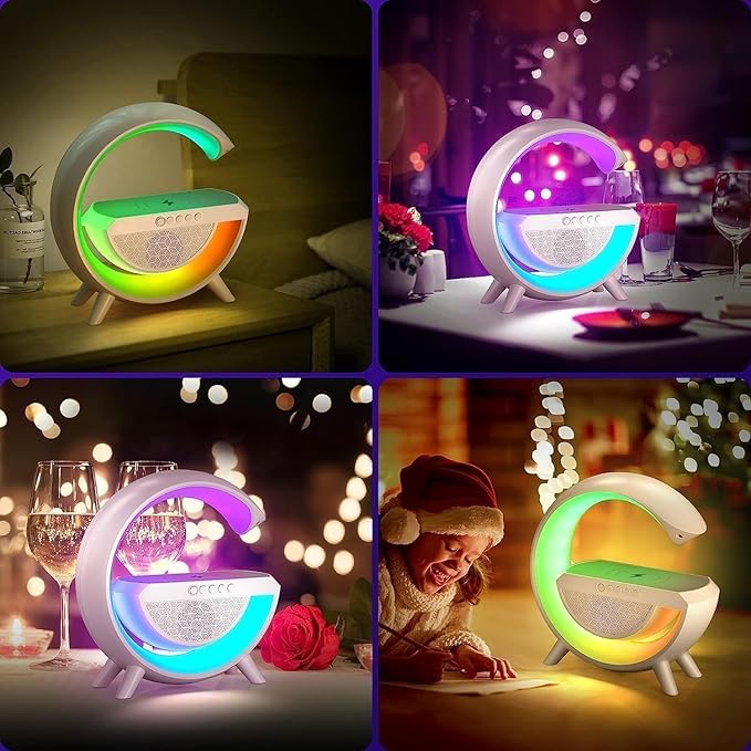 G-Shape Speaker Lamp – 3 in 1 Night Light Bluetooth Speakers